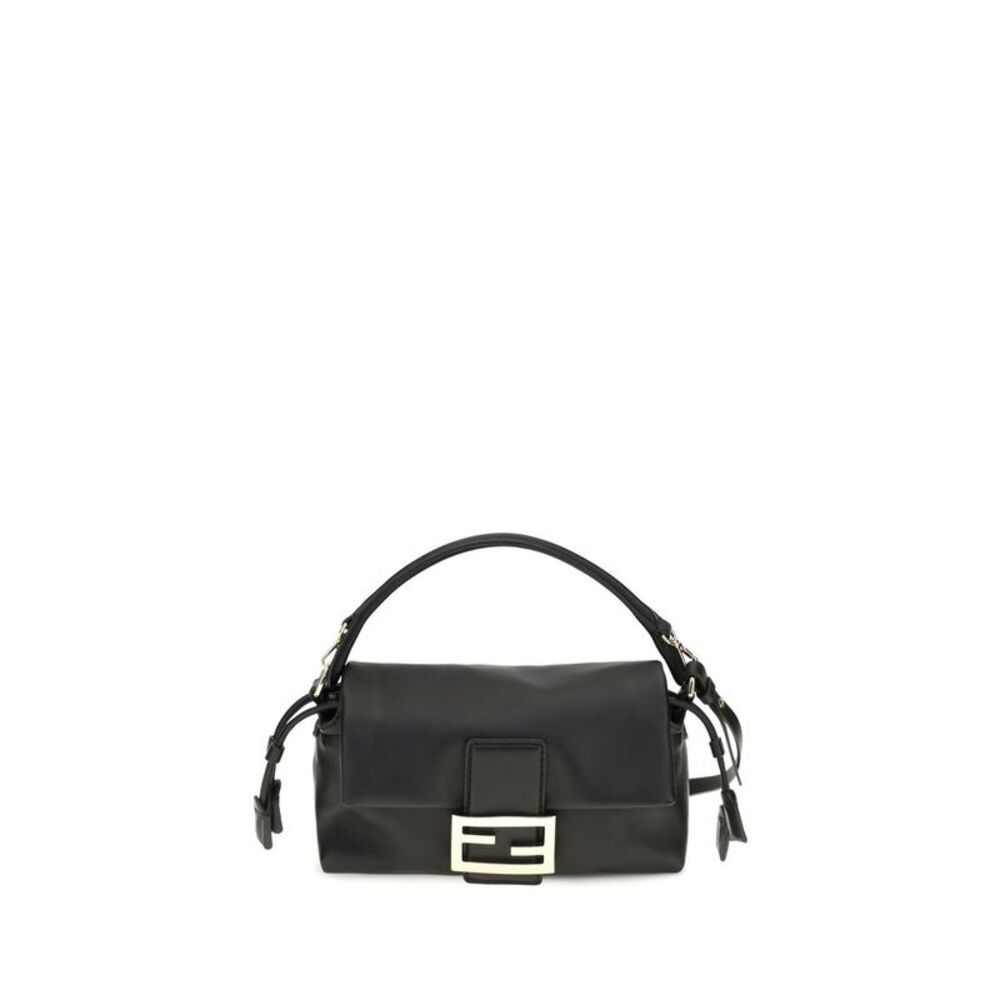 Fendi Black Lamb Ovis Aries Aries Women's Handbag